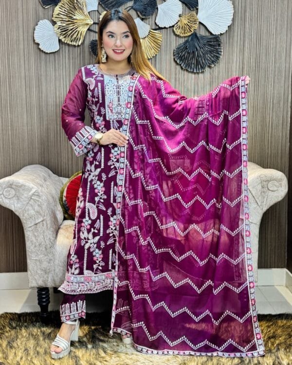 Luxury Chiffon Inspired By Pakistan Code LC113