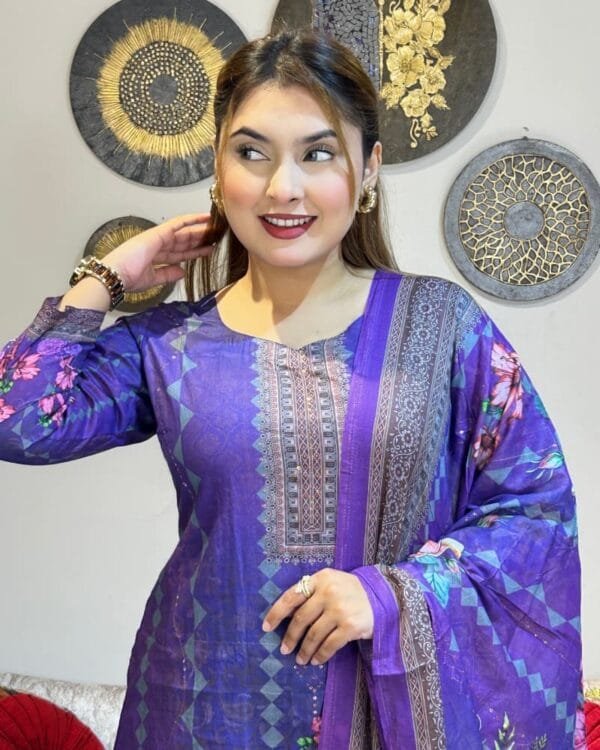 Lavender Sequence Cotton Code LS005