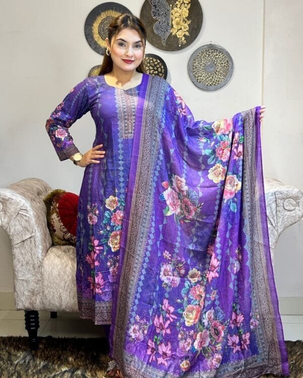 Lavender Sequence Cotton Code LS005 - Image 4