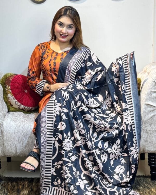 Zebra Malhar Lawn Code LP004 - Image 3