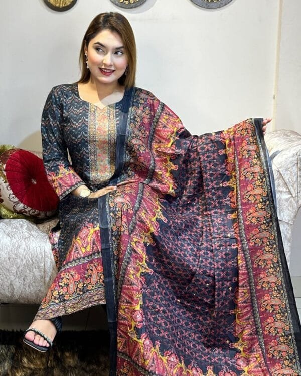 Black Sequence Cotton Code BS002 - Image 2