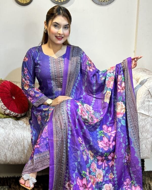 Lavender Sequence Cotton Code LS005 - Image 2