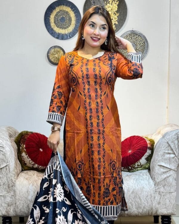 Zebra Malhar Lawn Code LP004 - Image 2